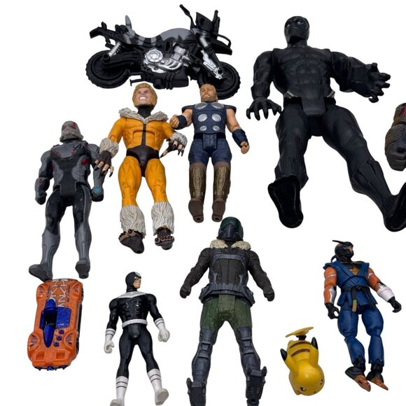 Marvel Legends Action Figure Lot Thor Black Panther Avengers Mixed Lot 16 Pieces - Picture 3 of 9